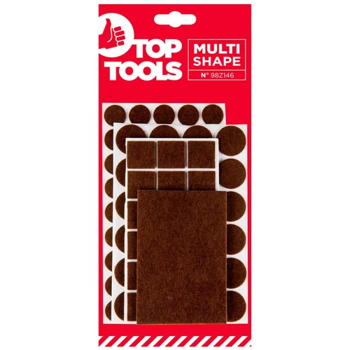 Top Tools 98Z146 Lipnios veltinės pagalvėlės, Ruda, 106 vnt image 2