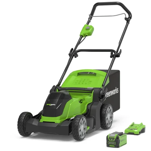 Greenworks G40LM41K2 akumuliatorinė vejapjovė 40 V 2 Ah 41 cm image 1