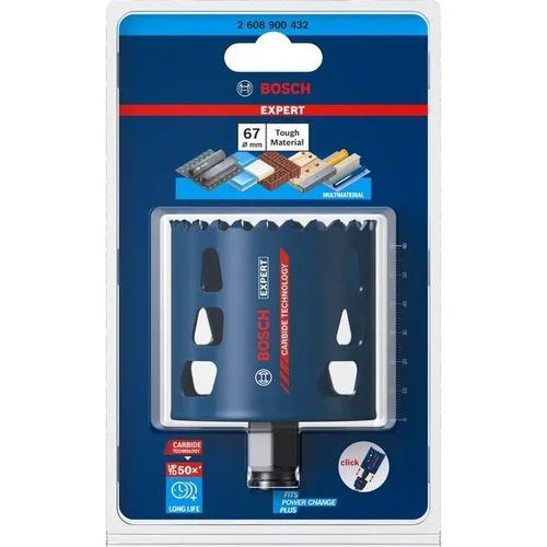 Bosch Karbido pjovimo karūna Tough Material 67mm image 1