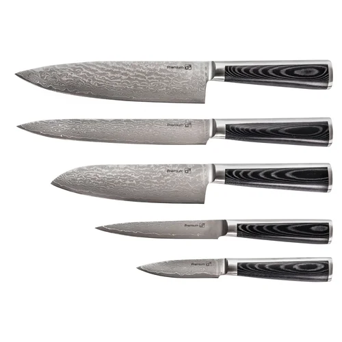 Peilių rinkinys G21 Damascus Premium, 6002260, 5vnt. image 1