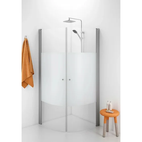 IDO Showerama 10-4 80x80 dalinai matinis stiklas dušo kabina image 1