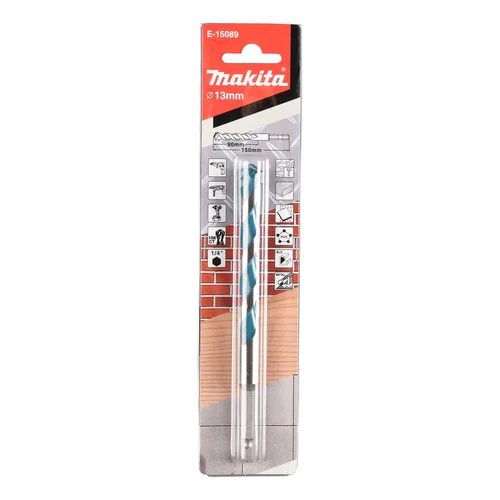 Makita E-15089 TCT grąžtas įvairioms medžiagoms, 13x150 mm image 3