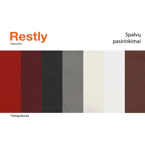 Restly Šampaninė Apvali D150 Staltiesė image 3
