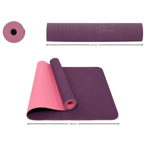 THOMS Dvipusis Comfort Purple-Pink 183x61 cm TPE 8 mm kilimėlis image 2