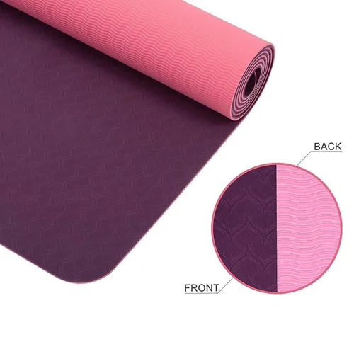 THOMS Dvipusis Comfort Purple-Pink 183x61 cm TPE 8 mm kilimėlis image 3