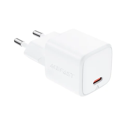 Acefast A118 30W GaN USB-C baltas Įkroviklis image 2