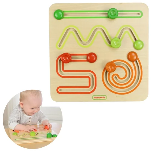 MASTERKIDZ Labirintas Montessori, Medinis 28x28x3 cm image 1