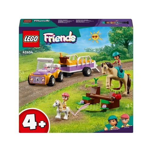 Konstruktorius LEGO® Friends Žirgo ir ponio priekaba 42634 image 1