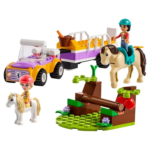 Konstruktorius LEGO® Friends Žirgo ir ponio priekaba 42634 image 3