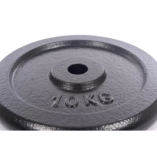 Metalinis diskas štangoms ir hanteliams 10 kg (31,5 mm) image 3