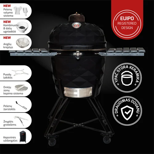 KamadoClub PRO 2 PREMIUM+ kepsninė, Juoda image 1