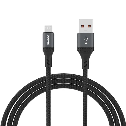 Dudao L3SM USB-A į MicroUSB kabelis 1,2 m Juodas image 1