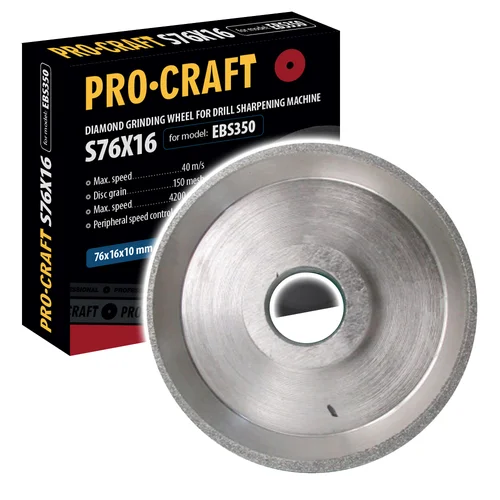 ProCraft S76X16 šlifavimo diskas 76x16x10 mm image 1