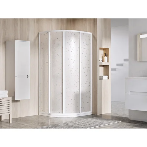 RAVAK Supernova SKCP4 195, 80x80 cm balta ir plastikas Pearl image 1
