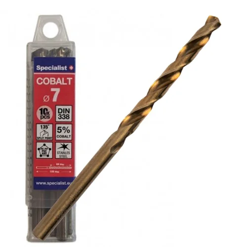 Specialist+ SPECIALIST+ metalo grąžtas COBALT 7 mm, 10 vnt. image 1