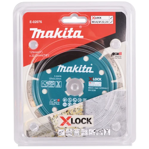 Makita E-02076 segmentinis diskas betonui, 125 mm X-LOCK image 3