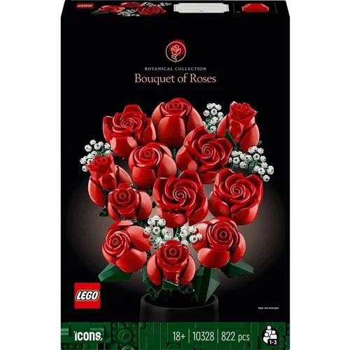 Konstruktorius LEGO® Icons Rožių puokštė 10328 image 1