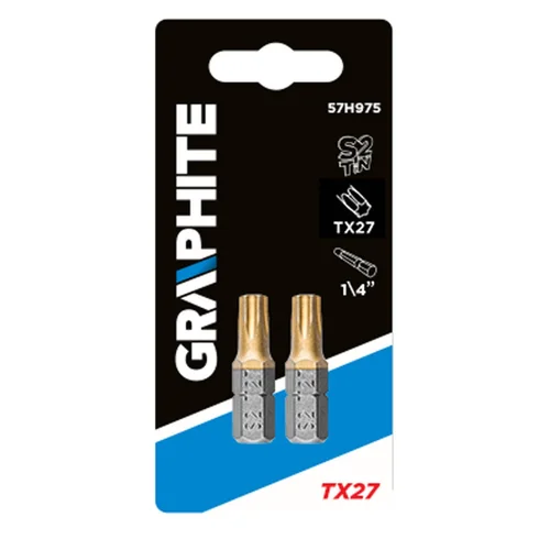 GRAPHITE kryžminis TX27, 25 mm, 1/4" colių, 2 vnt. image 2
