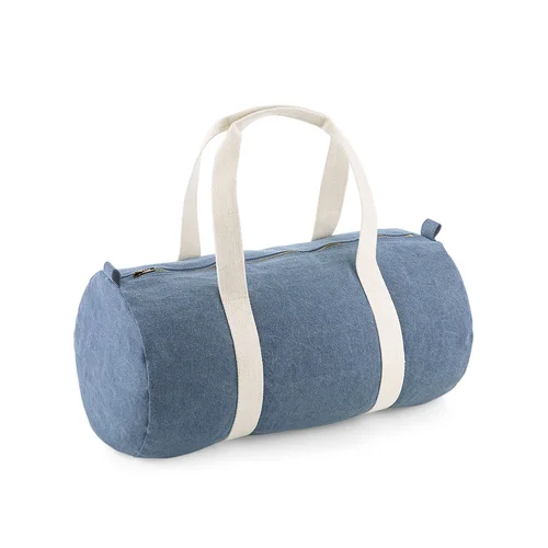 BG646 Sportinis medvilninis krepšys 20 litrų - Vienas Dydis, Denim Blue image 1