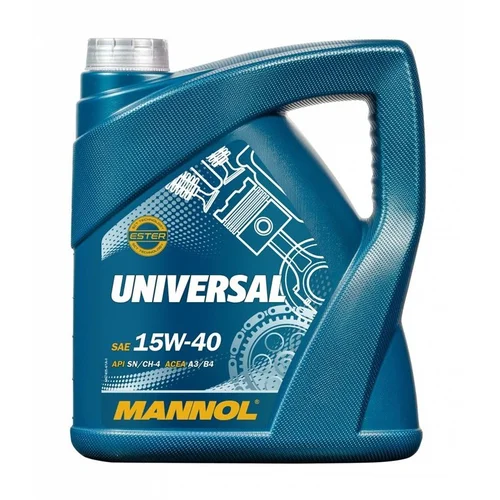 Automobilio variklio tepalas Mannol Universal, 15W-40, 5 l image 1