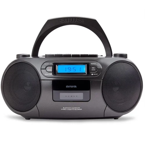 AIWA BBTC-550BK CD magnetola Juoda image 1