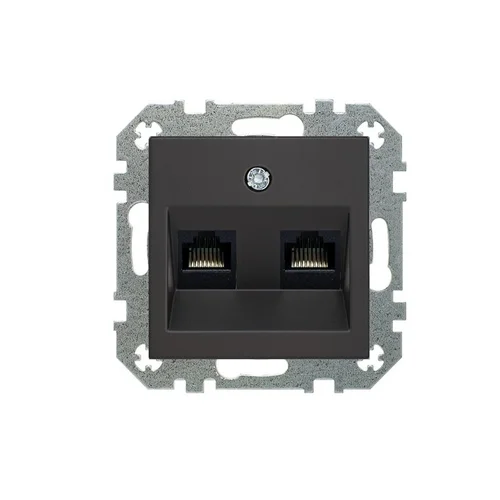 LIREGUS RETRO kompiuterio lizdas, 2 lizdai, Matinė juoda image 1