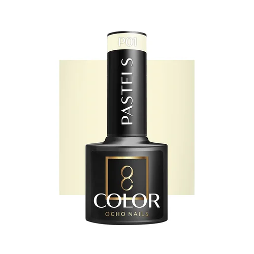OCHO NAILS Pastels P01 hibridinis lakas, 5 g image 1