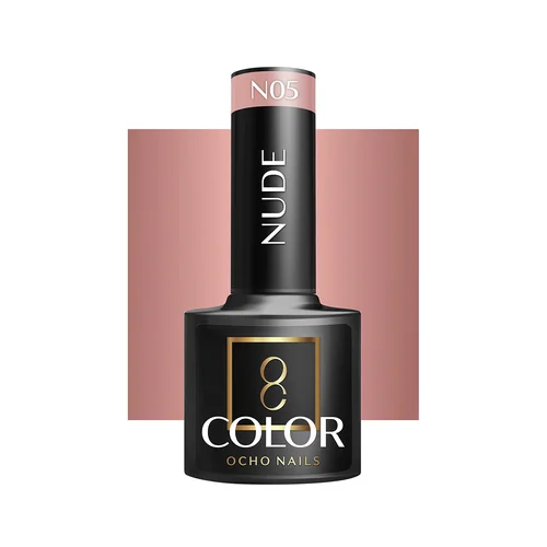 OCHO NAILS Nude N05 hibridinis nagų lakas, 5 g image 1