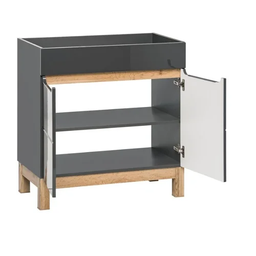 COMAD BALI GRAFIT 821-80D FSC vonios spintelė 80 cm image 3