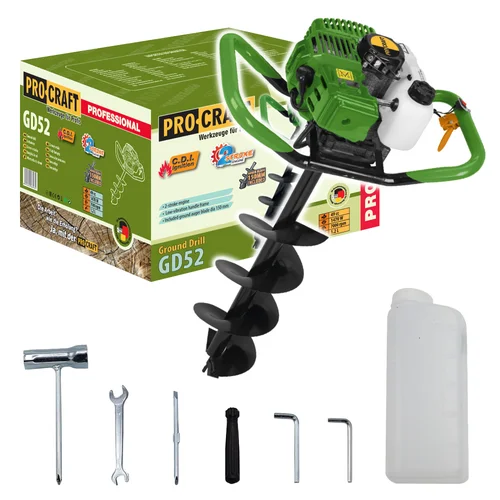 ProCraft GD52 Žemės grąžtas, 1400 W, 52 cc image 1