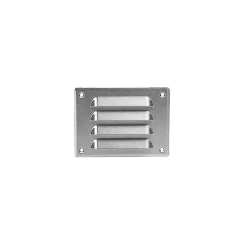 Grotelės ventiliacinės metalinės 140x105mm INOX image 1