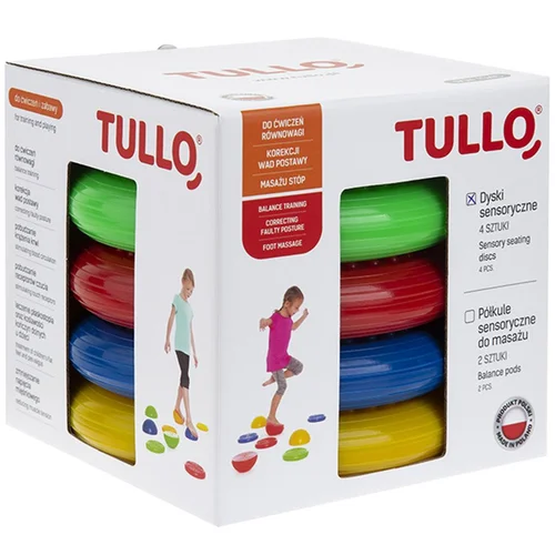 Tullo 457 Sensoriniai diskai (4 vnt, 17 cm skersmuo) image 2