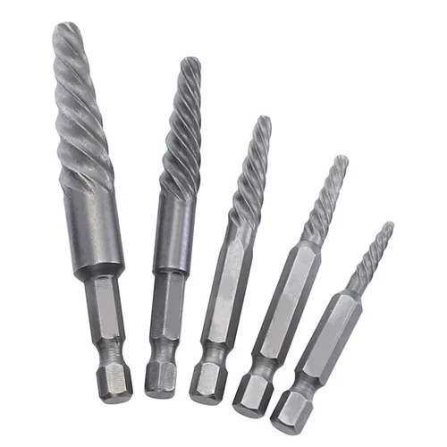 CHANGLU TOOLS Užlūžusių varžtų išsukėjų rinkinys 1/4" HEX 5 vnt. image 1