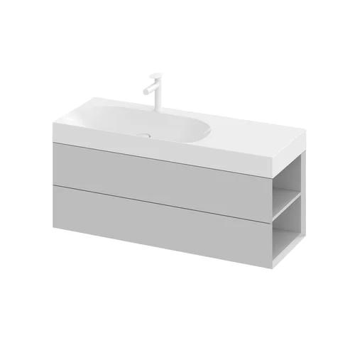 SD Lite 120 D spintelė po praustuvu Smoke Grey image 1