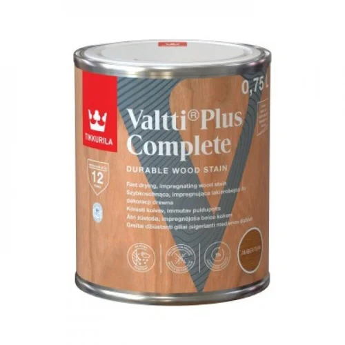TIKKURILA Valtti Plus Complete Medienos impregnantas, 0,75 l, tikmedžio sp. image 1