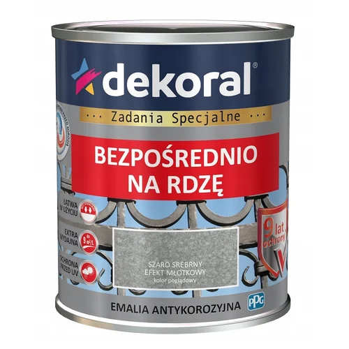 Dekoral emalis antikorozinis 0.65 L marmūrinis, pilkai sidabrinis image 1