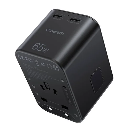 Choetech PD5009 65W kelioninis įkroviklis Juodas image 2