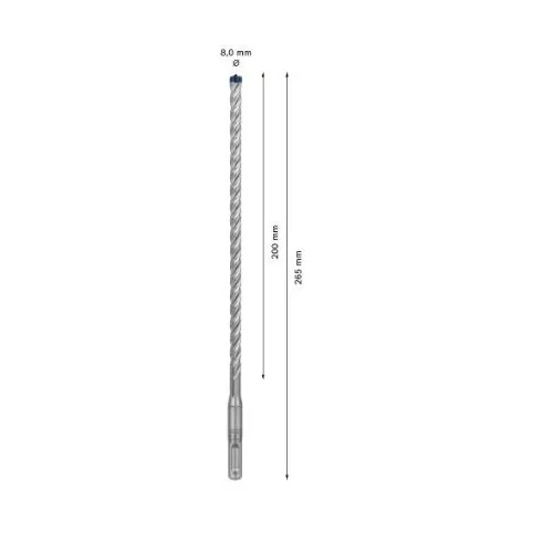 Bosch SDS-plus grąžtas betonui 8x200x265 mm, 30 vnt. image 3