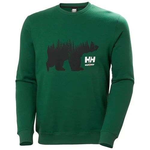 Helly Hansen Graphic Sweatshirt Žalias M image 1