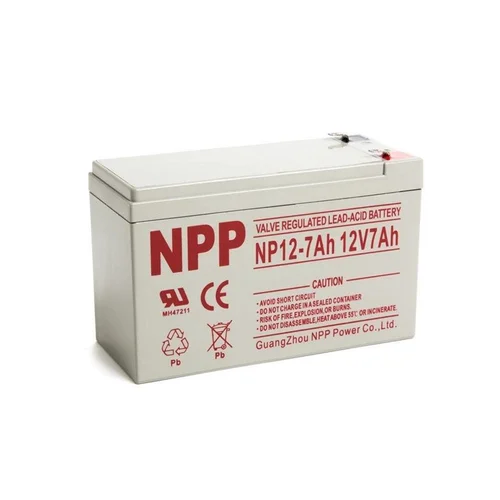 NPP Akumuliatorius NP12-7Ah 12V 7Ah image 1