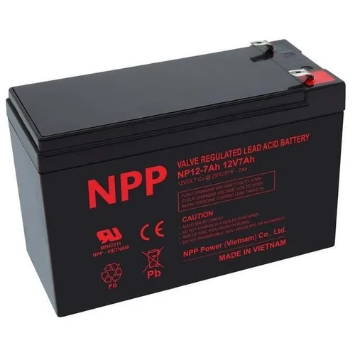 NPP Akumuliatorius NP12-7Ah 12V 7Ah image 2