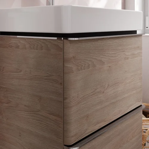 Hansgrohe Xelu Q 54021000 spintelės korpusas, ąžuolas, rankenos apdaila chromas image 2