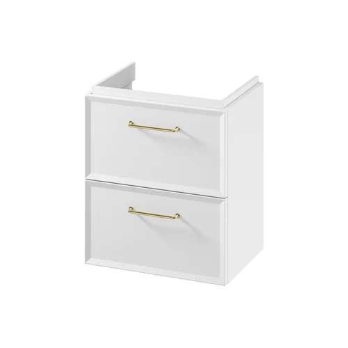 CERSANIT Mille Slim vonios spintelė, 50 cm Balta image 3