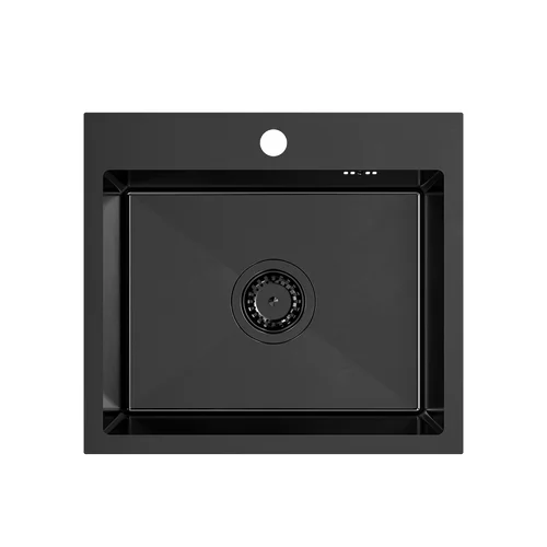 Quadron LUKE 100 ZH5045PVDBLM plautuvė, Juodo metalo image 2