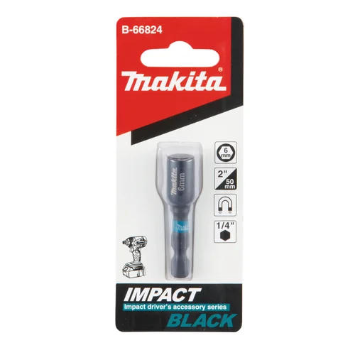 Makita B-66824 Antgalis 1/4" 6x50 mm IMPACT BLACK image 3