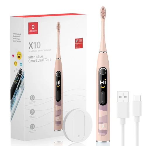 Oclean X10 elektrinis dantų šepetėlis (raudonas) image 3