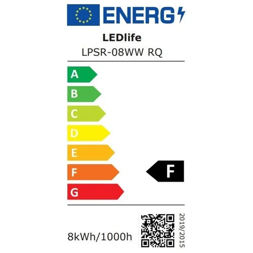 LEDlife ŠVIEST TVIRT LPSR-08WN RQ 8W LED 3000K image 2
