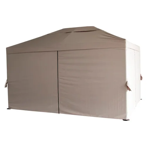 Lauko pavėsinė 3×4 m su tinkleliu, smėlio image 3