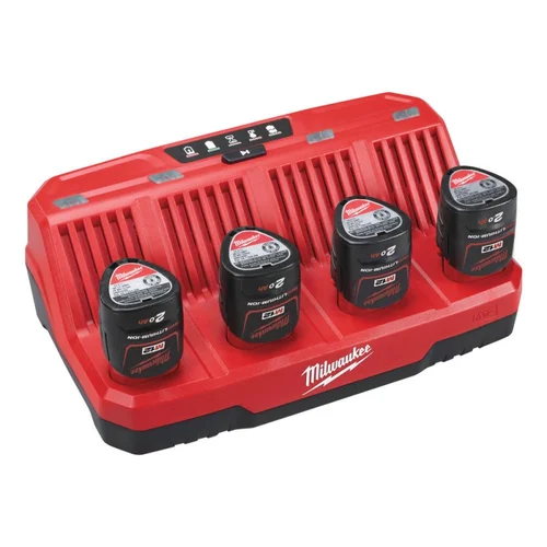 MILWAUKEE M12 C4 Įkroviklis (4 lizdai) image 2