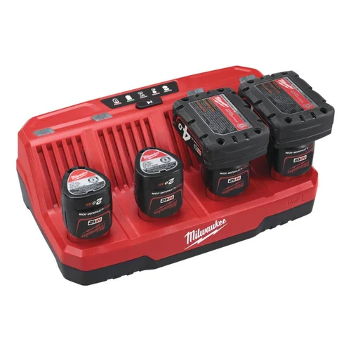 MILWAUKEE M12 C4 Įkroviklis (4 lizdai) image 3